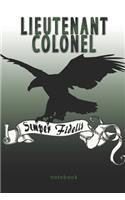 Lieutenant Colonel - Semper Fidelis - Notebook