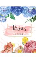 Petra's Planner: Monthly Planner 3 Years January - December 2020-2022 - Monthly View - Calendar Views Floral Cover - Sunday start