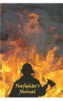 Firefighter's Journal: Blank Notebook, Journal, Diary, 110 Pages, College Ruled, 6x9 Inches