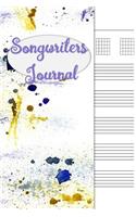 Songwriters Journal: Lyrics Journal, Cornell Notes and Staff Paper with Room for Guitar Chords, Lyrics and Music. Songwriting Journal for Musicians, Students, Lyricists.