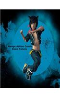 Manga Action Comic Book Panels