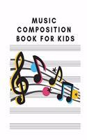 Music Composition Book for Kids