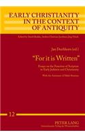 For it is Written