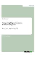 Comparing Higher Education Institutions/Systems