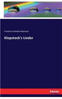 Klopstock's Lieder