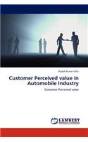 Customer Perceived value in Automobile Industry
