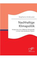 Nachhaltige Klimapolitik. Hindernisse einer effektiven Klimapolitik in einem demokratischen System