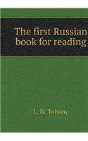 The first Russian book for reading