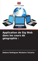 Application de Sig Web dans les cours de géographie