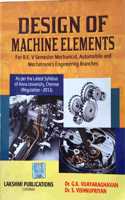 DESIGN OF MACHINE ELEMENTS (Revised Sixth edition)