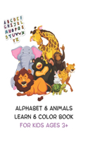 Alphabet & Animals Color and Learn