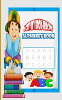 Activity book tracing alphabet book