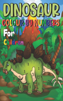 Dinosaur Colour By Numbers For child: Many Funny Activites for Kids Ages 3-8 in Dinosaur colouring book