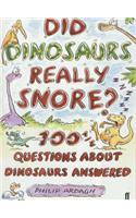 Did Dinosaurs Snore?