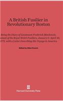 British Fusilier in Revolutionary Boston
