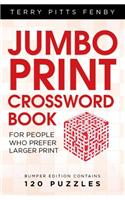 Jumbo Print Crossword Book
