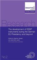 Development of Esdp Instruments During the German Eu Presidency and Beyond