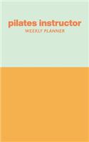 Pilates Instructor Weekly Planner