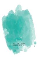 Turquoise Watercolor Notebook - Sketch Book for Drawing Painting Writing - Turquoise Watercolor Journal - Turquoise Watercolor Diary