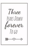 Three Years Down Forever To Go