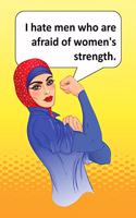 I Hate Men Who Are Afraid of Women's Strength: Perfect Little Cornell Notes Journal for Liberal Progressive Political Volunteers, Canvassers, Organizers, Phone Banks or Snarky Gifts for Right Win