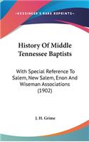 History Of Middle Tennessee Baptists