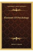 Elements Of Psychology