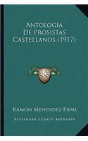 Antologia De Prosistas Castellanos (1917)