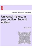 Universal history, in perspective. Second edition.