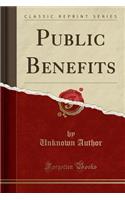 Public Benefits (Classic Reprint)