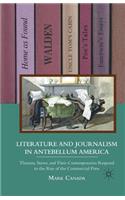 Literature and Journalism in Antebellum America