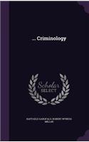 ... Criminology