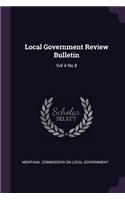 Local Government Review Bulletin: Vol 4 No 8