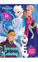 Disney Frozen Ice-Cool Coloring: With 50 Stickers!