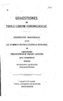 Quaestiones in Tibulli librum I chronologicae