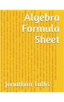 Algebra Formula Sheet