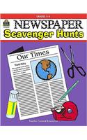 Newspaper Scavenger Hunts