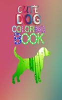 Cute dog coloring book