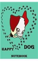 Happy Dog Notebook Gift