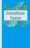 Zimmerpflanzen-Organizer für 50 Pflanzen: Großes Format: 19,05 x 23,5 cm. 206 Seiten (4 Seiten pro Pflanze). Hellblaue Ausgabe