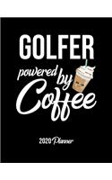 Golfer Powered By Coffee 2020 Planner