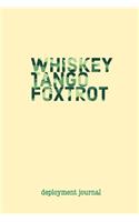 Whiskey Tango Foxtrot Deployment Journal: Military Lined Journal With Writing Prompts Pages Notebook Gift