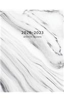 2020-2023 Monthly Planner: Large Four Year Planner with Marble Cover (Volume 1)