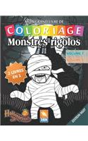 Monstres Rigolos - 2 livres en 1 - Volume 1 + Volume 2 - Edition nuit