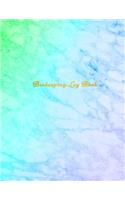 Beekeeping Log Book: Beehive and Apiary inspection and maintenance journal for beginner beekeepers - Teal and green marble design
