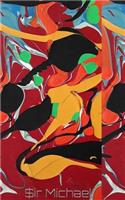 Abstract painting sir Michael Artist creative blank Journal