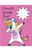 Fourth Grade Fun Composition Notebook: Childs Journal Composition Notebook 150 Sheets