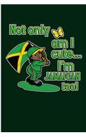 Not Only Am I Cute I'm Jamaican Too: Composition College Ruled Line Paper For The Cute Jamaican Boy Or Girl