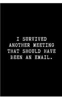 I Survived Another Meeting That Should Have Been an Email.