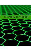 Hexagon Notebook: Hex paper (or honeycomb paper), This Small hexagons measure .2" per side.100 pages, 8.5 x 11.GET YOUR GAME ON: -)